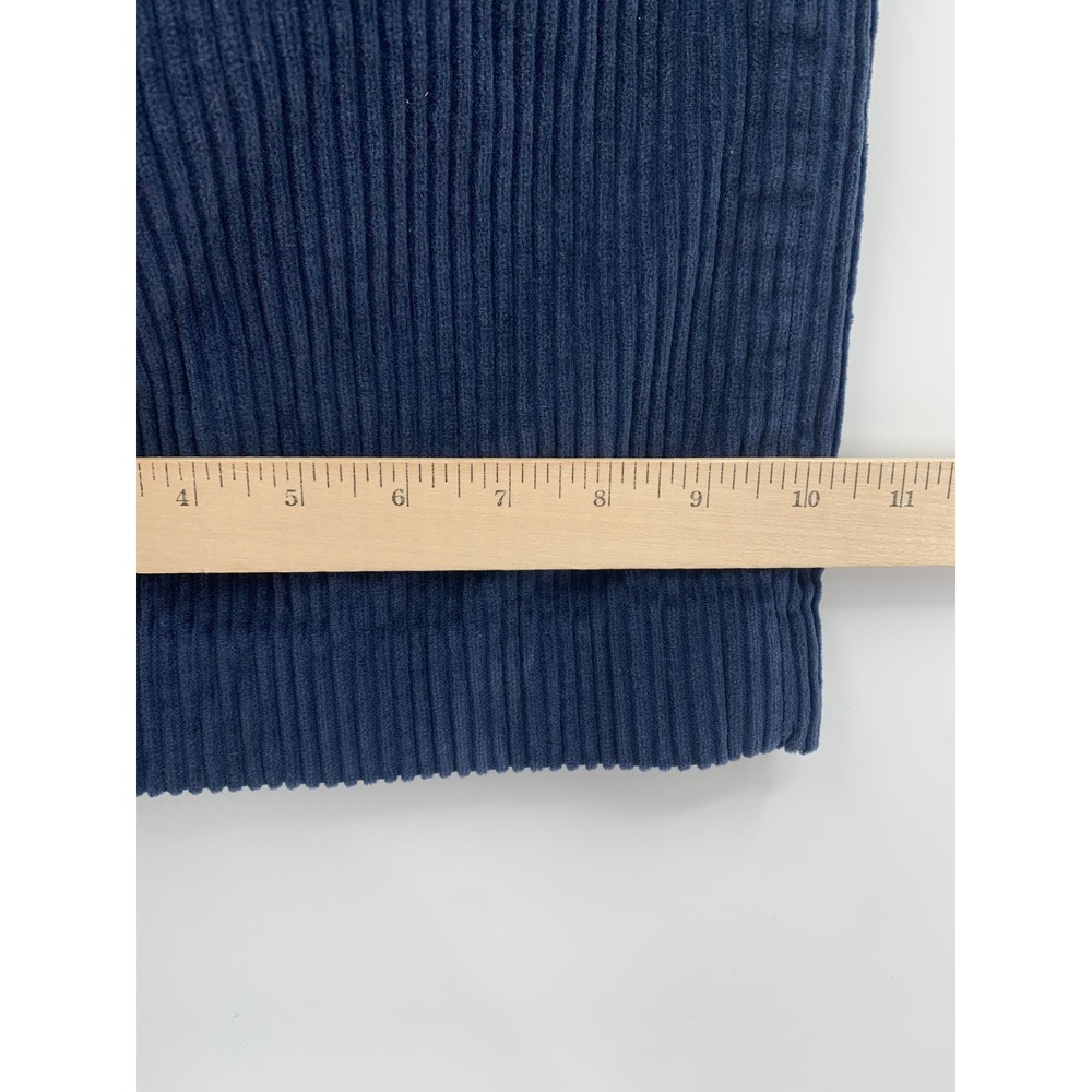 Levis Ribcage Wide Leg Corduroy Pants Women 27 Blue Fall Cotton Boho Classic - Picture 9 of 10